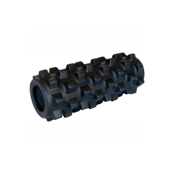 Fabrication Enterprises RumbleRoller Massage Foam Roller, 5" Dia. x 12"L, X-Firm, Black 30-2372 - main